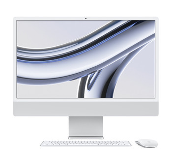 Apple 24" iMac with Retina 4.5K display & Apple M3 chip (8-Core CPU/8-Core GPU) 8GB UM 256GB SSD - Silver (MQR93X/A)