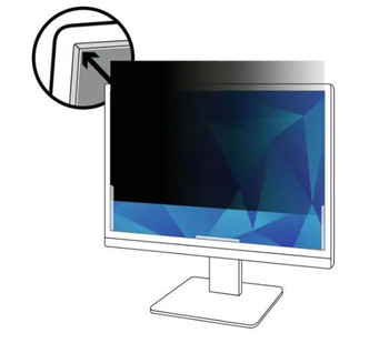 3M Privacy Filter for 19&quot; Monitor with Adhesive Strips and Slide Mounts, 16:10
