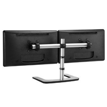 NQR *Black bracket has been replaced due to fault* Atdec Visidec Freestanding Dual Monitor Horizontal Stand