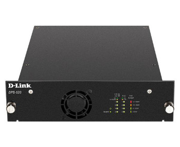 D-Link DPS-520, 5-Port PoE Redundant Power Supply with 4 BASE-T PoE and 1 x BASE-T MGMT Port