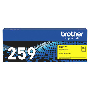 Brother TN-259Y Genuine Super High Yield Yellow Toner Cartridge - 4K