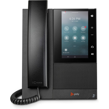 Poly CCX 505 Business Media Phone with Open SIP & PoE-enabled (Wi-Fi) - Ships w/out Power Supply (82Z82AA)