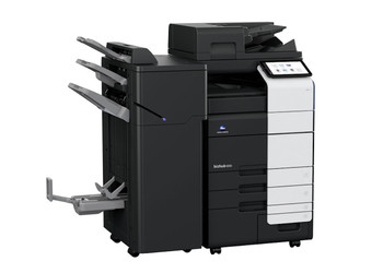 Konica Minolta Bizhub 650i 65ppm SRA3 Mono Multifunction Laser Printer/Copier + Finisher Floorstanding (Second Hand - Used) (BIZHUB650I-RE+FIN)