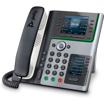 Poly Edge E450 IP Phone & PoE-enabled with Handset, 3.5" Colour Screen & Bluetooth/Wi-Fi