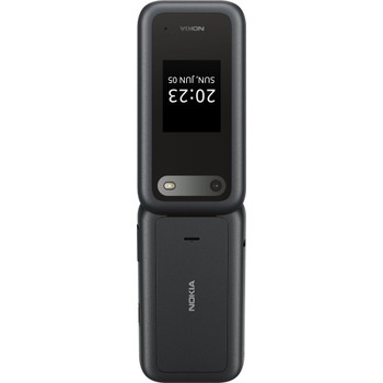 Nokia 2660 TA-1474 Dual Sim Flip 4G 48MB/128MB Mobile Phone - Black (1GF012HPA1A01)