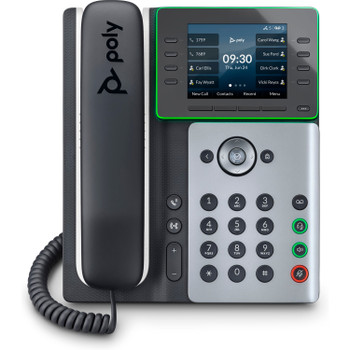 Poly Edge E300 IP Phone & PoE-enabled with NoiseBlock AI & Acoustic Fence & USB-C - No Bluetooth/Wi-Fi (82M92AA)