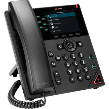 Poly VVX 350 6-Line IP Phone and PoE-enabled (89B68AA)