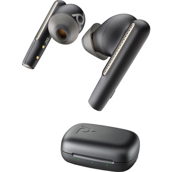 Poly Voyager Free 60 UC Carbon Black Earbuds + BT700 USB-C Adapter + Basic Charge Case (7Y8H4AA)