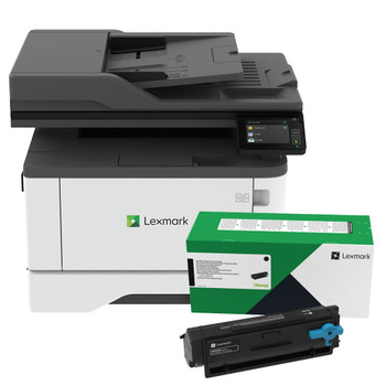 BUNDLE Lexmark MX431adw 40ppm Mono Multifunction Wireless Laser Printer + High Yield Black Toner (55B6H00) (29S0534-55B6HBUN)