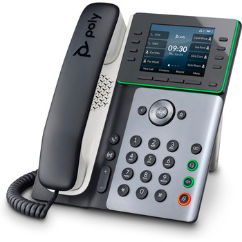 Poly Edge E320 IP Phone & PoE-enabled with NoiseBlock AI, Acoustic Fence & USB-C - Bluetooth Compatible
