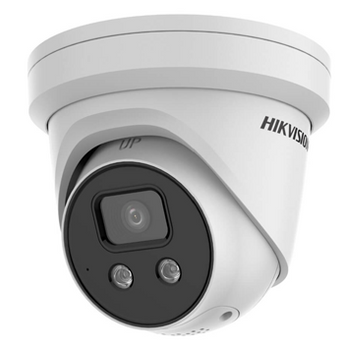 HIKVISION 6MP Acusense Turret, IP67, EXIR, up to 30m, Built-in microphone and speaker, Audio/Alarm I/O, 4mm(2366)