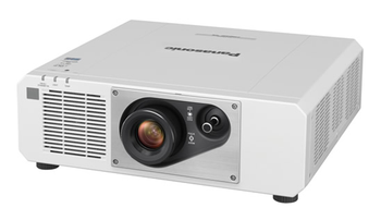 Panasonic 6000lm   1DLP 4K  Laser Contrast 20,000:1 
Std Lens Included.  Lens shift  H+V. Panel Size   0.65"  Colour White