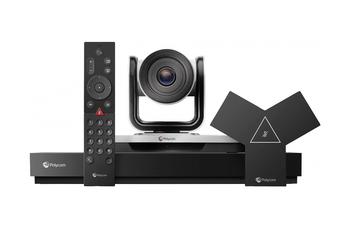 HP POLY G7500 4K CODEC, VIDEO CONFERENCING SYSTEM W/ EAGLE- EYE-IV 12X CAM, IP MIC, REMOTE
