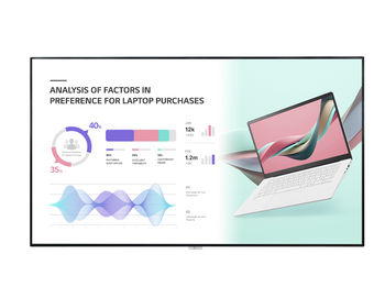 LG DIGITAL DISPLAY (UH5J) 98" UHD LED, 500NITS, HDMI(3), SPKR, PORT/LAND, 24H/7D, 3YR