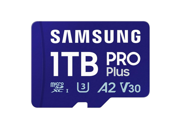 SAMSUNG (PRO PLUS) 1TB MICRO SD CARD w/ ADAPTER, CL10, 180R/130W MB/s, 10YR WTY