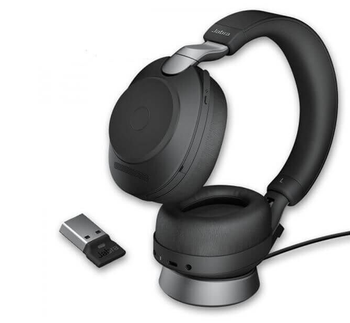 JABRA EVOLVE2 85 MS ANC STEREO BLUETOOTH BUSINESS HEADSET (USB-A)