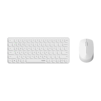RAPOO X9010M Multi-Mode Wireless Ultra-Slim Compact Keyboard & Mouse Combo - White