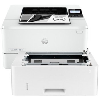 BUNDLE HP LaserJet Pro 4001dn 40ppm A4 Mono Laser Printer + 550 Sheet Feeder Tray (D9P29A) (2Z600F-TRAYBUN)