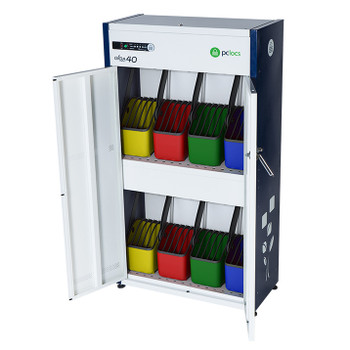 PC Locs Giga 40 Charging Cabinet - Charges Up to 40 Laptops or Tablets (PCL6-10583)