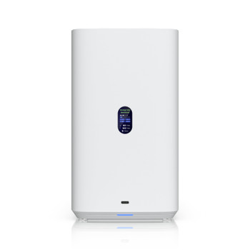 Ubiquiti UNAS 4, White, UniFi Network Storage (4)2.5/3.5' HDD Bays,(2)M.2 NVMe SSD Cach Slot,2.5 GbE, USB-C Connect, PoE+++ Adapter, Compact Footprint