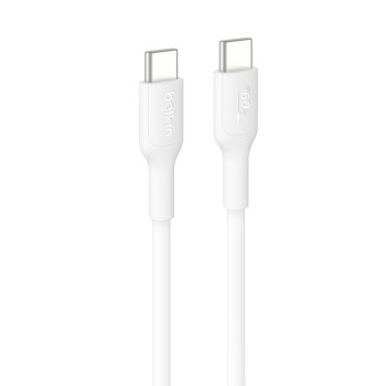 Belkin BoostCharge USB-C to USB-C Cable 60W 0.5ft/0.15m - White