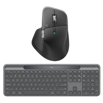Logitech MX Master 4 + K980 Signature Slim Solar+ Wireless Keyboard & Mouse Combo For Business