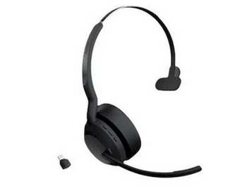 JABRA WIRELESS EVOLVE2 55 UC MONO BLUETOOTH ANC HEADSET+LINK390C, USB-C