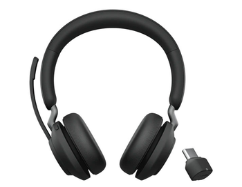 JABRA WIRELESS EVOLVE2 65 UC STEREO BLUETOOTH HEADSET + LINK 380C BT,USB-C