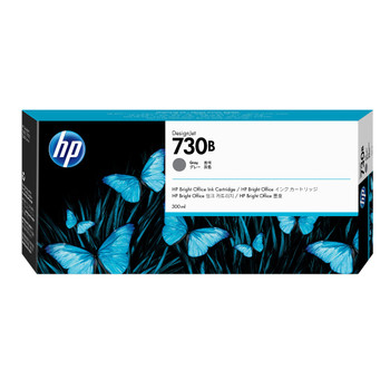 HP 730B 300-ml Grey Ink Cartridge for DesignJet T1700/NEW SD PRO MFP/T1600/T2600