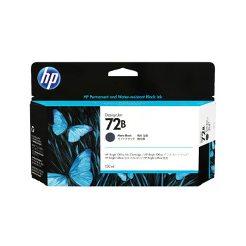 HP 72B 130-ml Matte Black Ink Cartridge for DesignJet T770/T790/T795/T1200/T1300/T2300