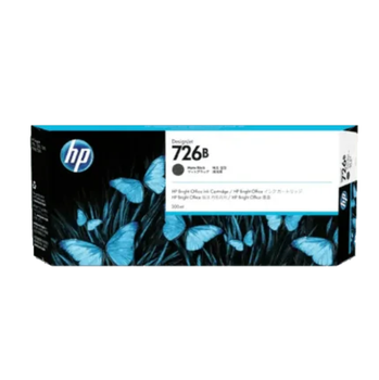 HP 726B 300-ml Matte Black Ink Cartridge for DesignJet T770/T790/T795/T1200/T1300/T2300