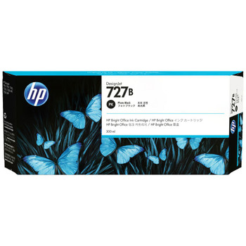HP 727B 300-ml Photo Black Ink Cartridge for DesignJet T920/T930/T1500/T1530/T2500/T2530