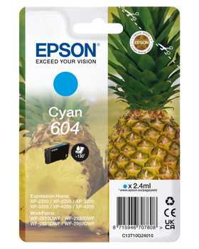 EPSON 604 STD CYAN INK XP-2200 XP-3200 XP-4200 WF-2910 WF-2930 WF-2950
