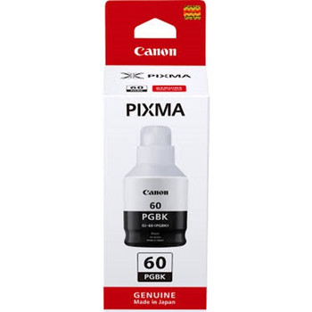 Canon GI60BK 170ml Black Ink Bottle Genuine