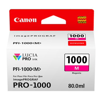 Canon PFI-1000M 80ml Magenta Ink Tank Genuine for IMAGEPROGRAF PRO-1000