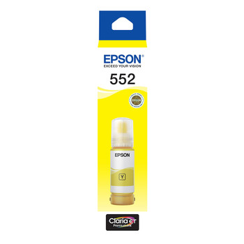 Epson T552 Yellow Claria EcoTank Ink Bottle Genuine