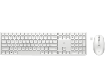 HP 650 Wireless Keyboard and Mouse Combo - White