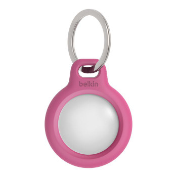 SECURE HOLDER KEYRING FOR AIRTAG - PINK