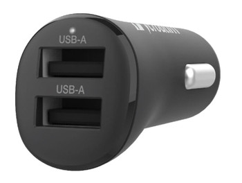 (LS)Verbatim Car Charger - Dual Port 3.4A - Black