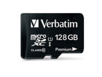 Verbatim Micro SDXC 128GB (Class 10 UHS-I) w Adaptor - 600x,  90 MB/Second, High Capacity and fast transfer. Mobile, Camera, Backup. Water Resistant