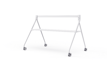 Yealink Floorstand for MeetingBoard 86' with Tray,Perfect fit for Yealink MeetingBoard 86',Wheeled for easy transport Stable, White, EOS
