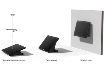 Yealink CTP25 Mount Kits Mounting option for CTP25, Desk Stand (Low/High): place on the table Wall Mount: mount on a wall and Table Lock Kit