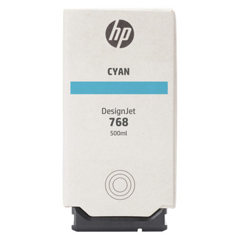 HP 768B 500-ml Cyan DesignJet Ink Cartridge