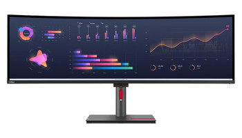LENOVO ThinkVision P49W-30 49" DQHD 3800R Curved Thunderbolt 4 IPS Business Monitor (100W USB-C PD + Hub)