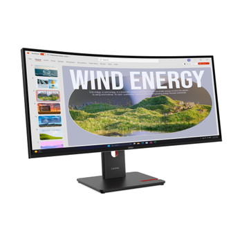 LENOVO ThinkVision T34WD-40 34" 120Hz UWQHD 1500R CURVED BUSINESS MONITOR (100W USB-C PD + HUB)