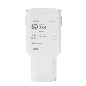 HP 738 300-ml Yellow Ink Cartridge for DesignJet T850/T950