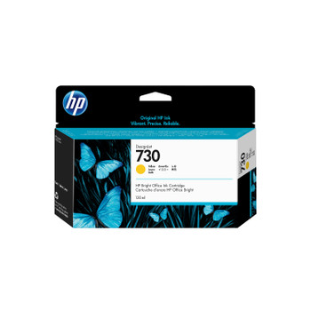 HP 730 130-ml Yellow Ink Cartridge for DesignJet T1700/SD Pro/T1600/T2600