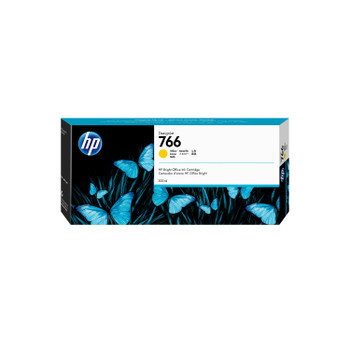 HP 766 300-ml Yellow Ink Cartridge for DesignJet XL 3600 Genuine