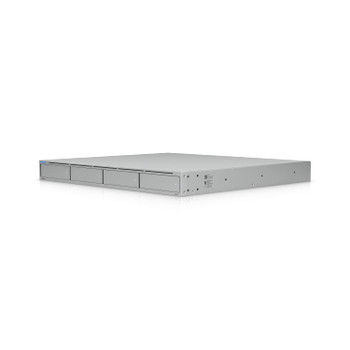 Ubiquiti UNAS Pro 4, 1U Rack-Mount NAS(4) 2.5/3.5'HDD Bays(2) M.2NVMe SSD, Fast Access, Low Latency, High-Availability 10Gbps,large storage, sharing.
