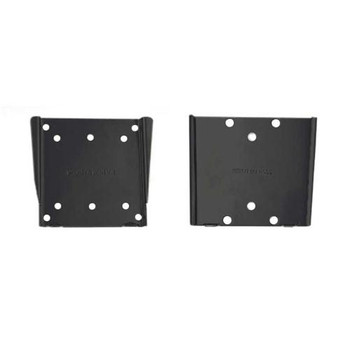 Brateck 2 Piece LCD Wall Mount VESA  50mm/75mm/100mm 13' -27'up to 30 Kg, Fine Texture Black, 15x140x120mm